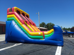 Dual Lane 18ft Water slide